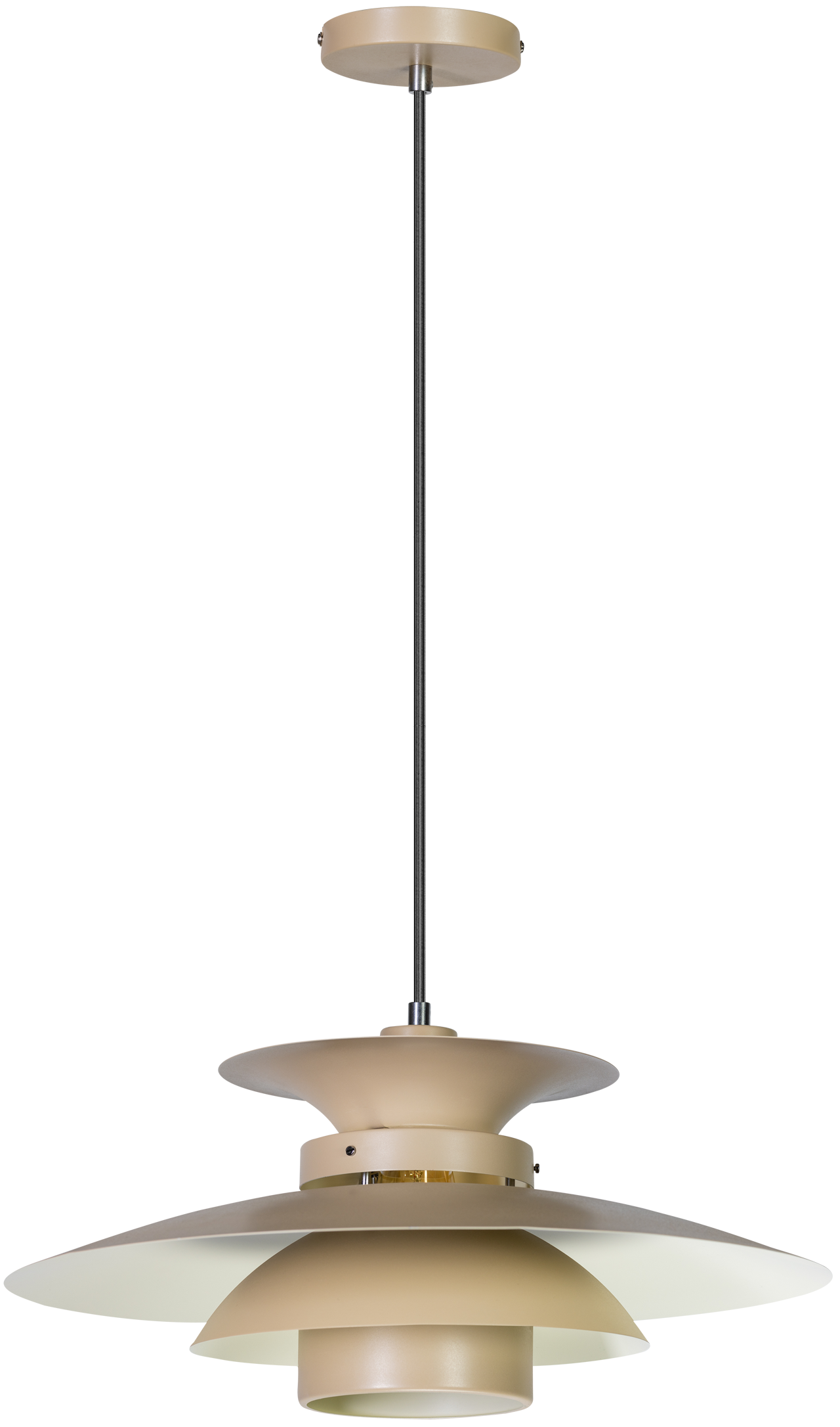 ETH Stoere hanglamp Potenza 50cm creme 05-HL4093-59