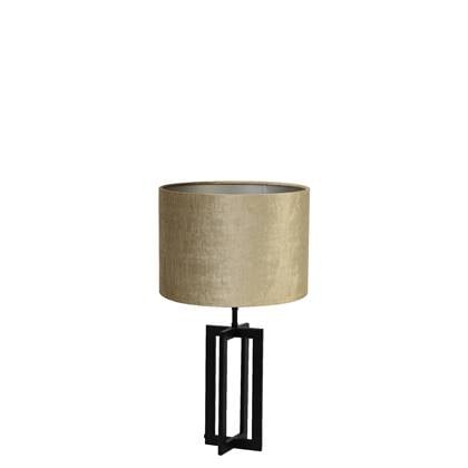 Light & Living Tafellamp Mace|Gemstone - Zwart|Brons - Ã30x56cm