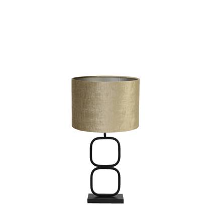 Light & Living Tafellamp Lutika|Gemstone - Zwart|Brons - Ã30x67cm
