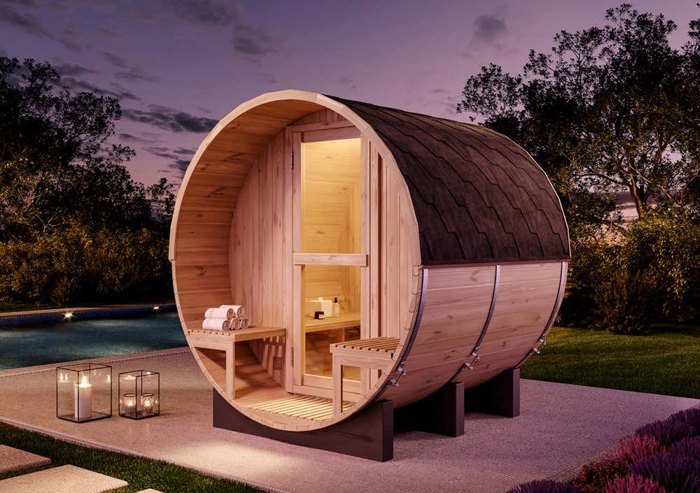 FinnTherm barrel sauna ron
