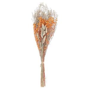Beliani - Blumenstrauß Trockenblumen orange/natürlich 65 cm getrockneter Blumenstrauß - Orange
