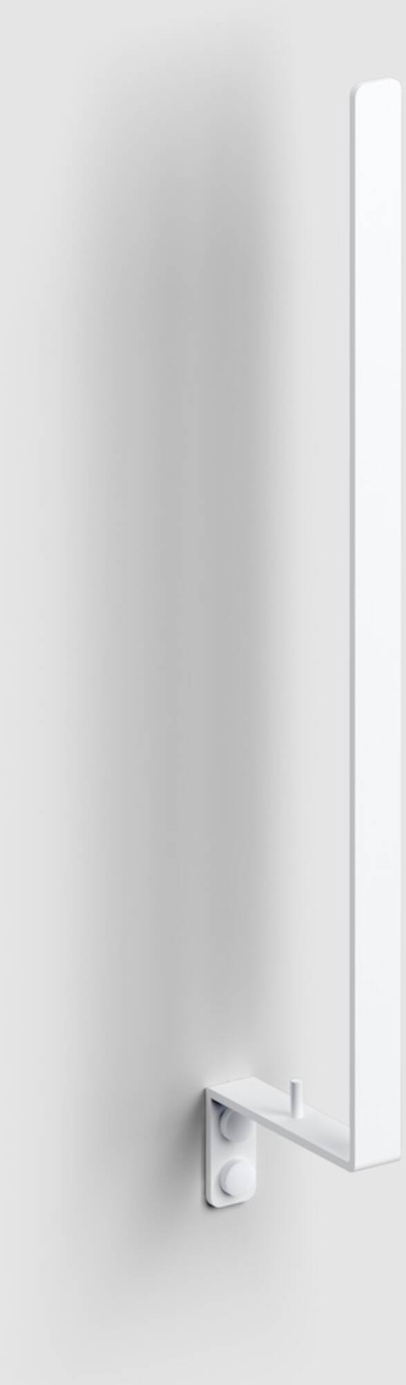 Clou - Fold Ersatzrollenhalter 1,8x8,5x39 cm Matt Weiß