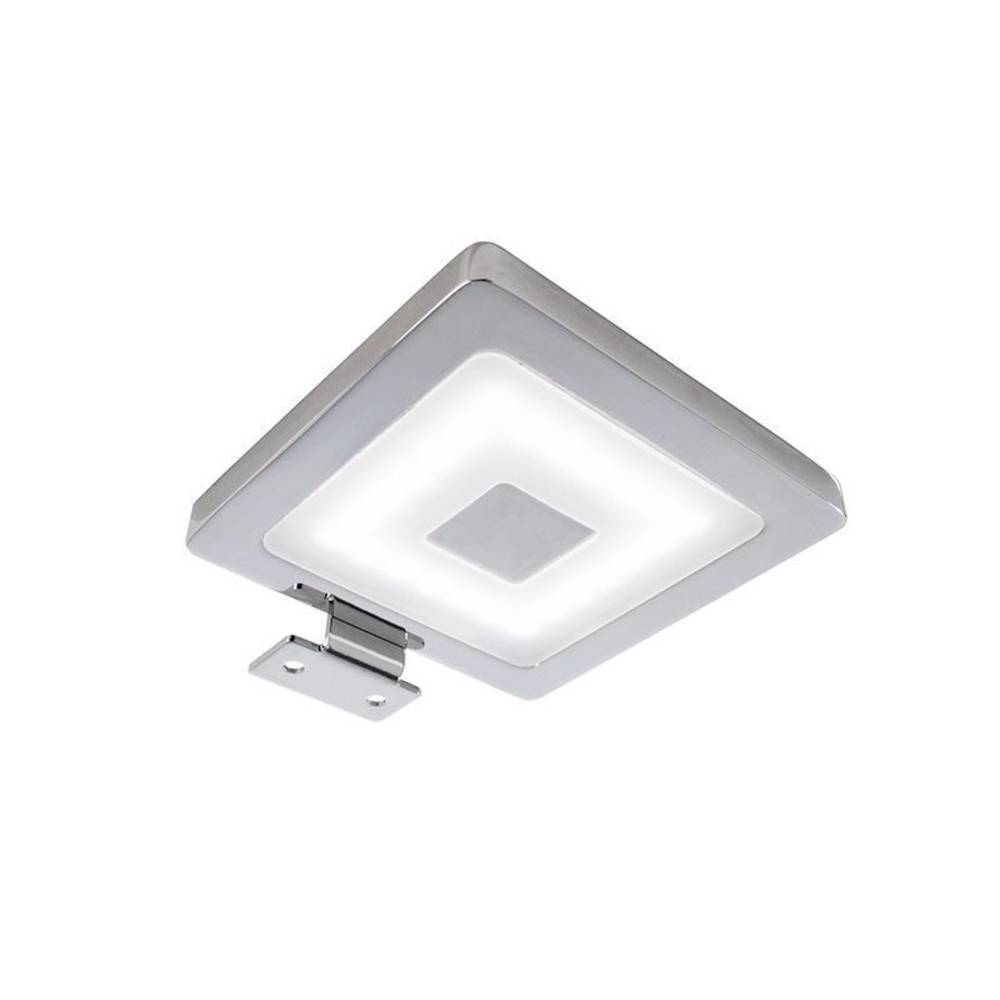 dekolight Deko Light Spiegel Eckig Spiegelleuchte LED fest eingebaut 5W EEK: G (A - G) Neutralweiß Silber