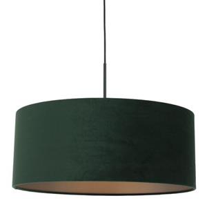 Steinhauer Hanglamp Met Groene Velvet Kap  Sparkled Light Groen
