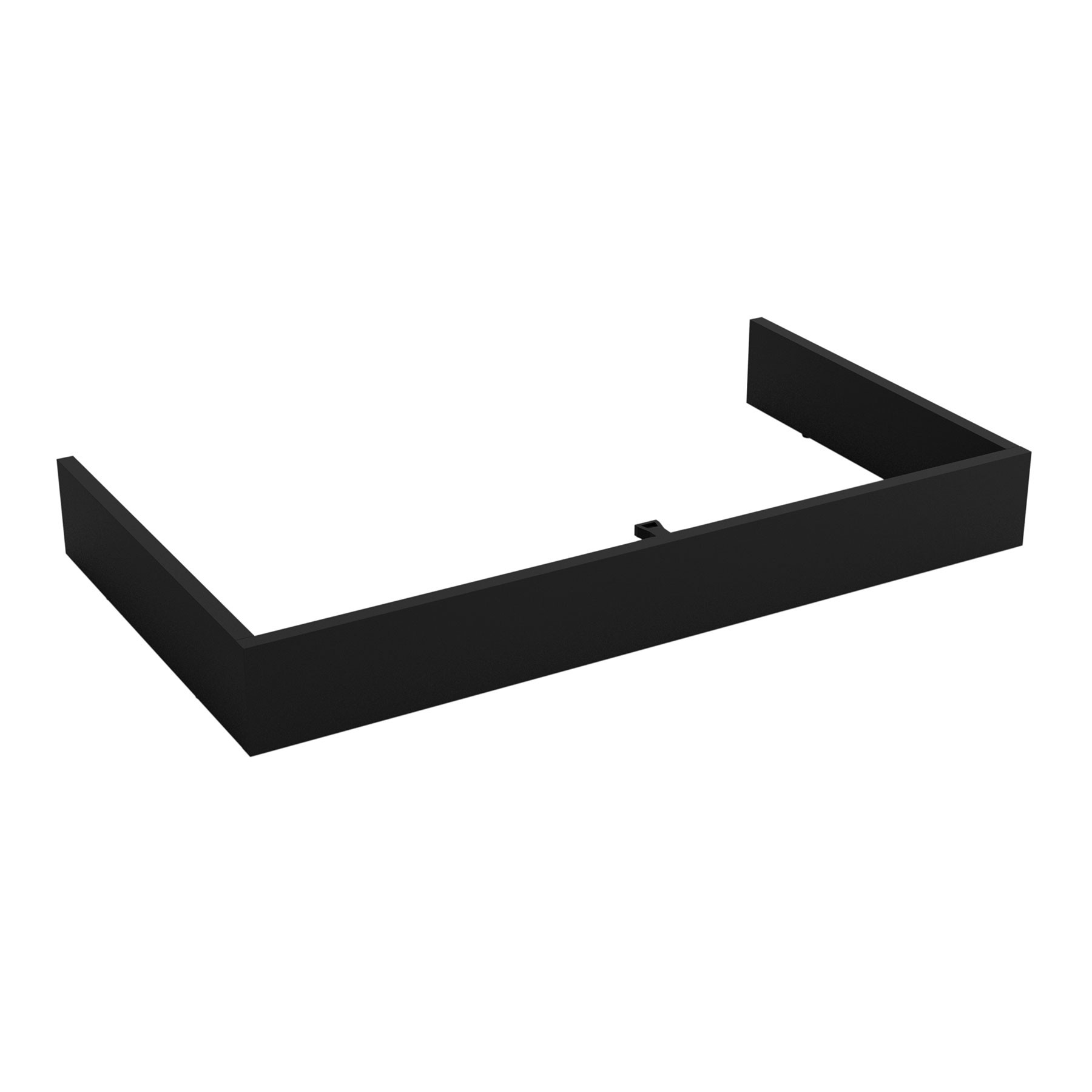 Muebles plint voor badkamermeubel 60cm zwart mat