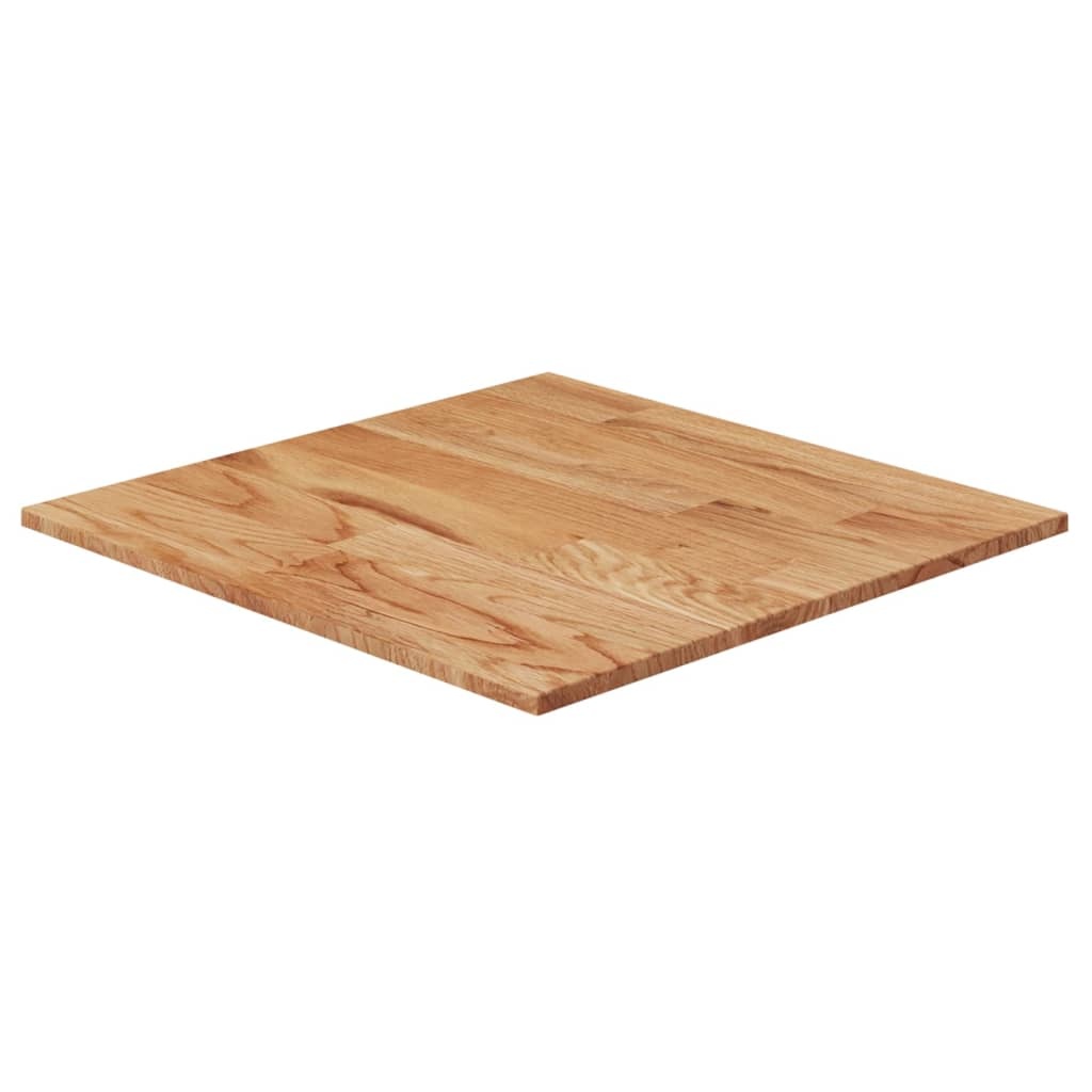 Bonnevie - Tischplatte Quadratisch Hellbraun 50x50x1,5cm Behandelte Eiche vidaXL14838