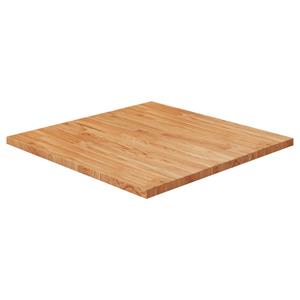 Bonnevie - Tischplatte Quadratisch Hellbraun 70x70x2,5cm Behandelte Eiche vidaXL39025
