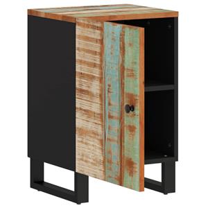 Bonnevie - Badschrank,Badezimmerschrank 38x33x58 cm Altholz Massiv vidaXL