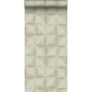 Origin Wallcoverings Eco-texture Vliesbehang 3d-motief Lichtbeige - 50 X 900 Cm