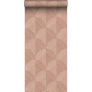 Origin Wallcoverings Eco-texture Vliesbehang 3d-motief Terracotta Roze - 50 X 900 Cm