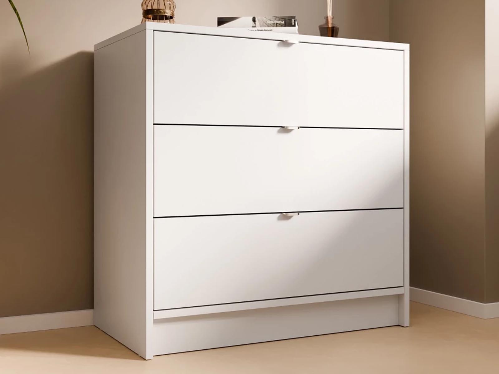 Mobistoxx Commode MAURA 3 lades wit