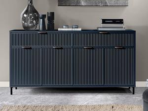 Mobistoxx Dressoir ASTERISCO 4 deuren 2 lades navy blauw