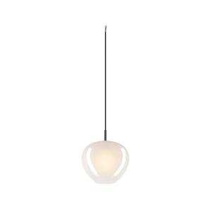 SLV Pendelleuchte Pantilo Convex 29 in Weiß-satiniert und Chrom E27