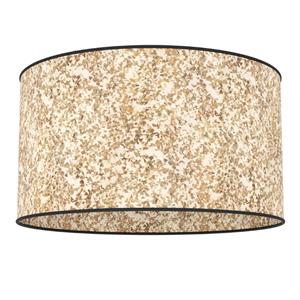 EGLO Deckenlampe Butterburn, Ø 38 cm, beige/grün, Stoff