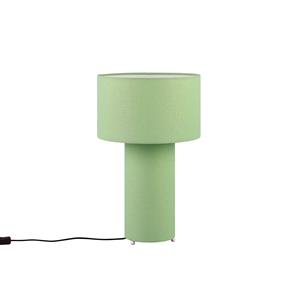 BES LED LED Tafellamp - Trion Balin - E27 Fitting - Rond - Groen - Textiel