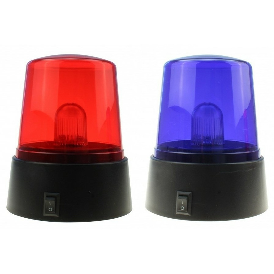 Kruger 2x Zwaailampen met rood en blauw LED licht -