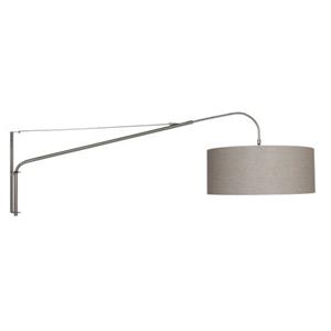 Steinhauer Wandlamp Met Lange Arm Beige Kap  Elegant Classy Staal