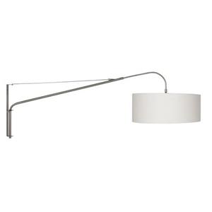 Steinhauer Wandlamp Met Lange Arm Witte Kap  Elegant Classy Transparant