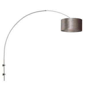 Steinhauer Wandlamp Met Trendy Kap  Sparkled Light Staal