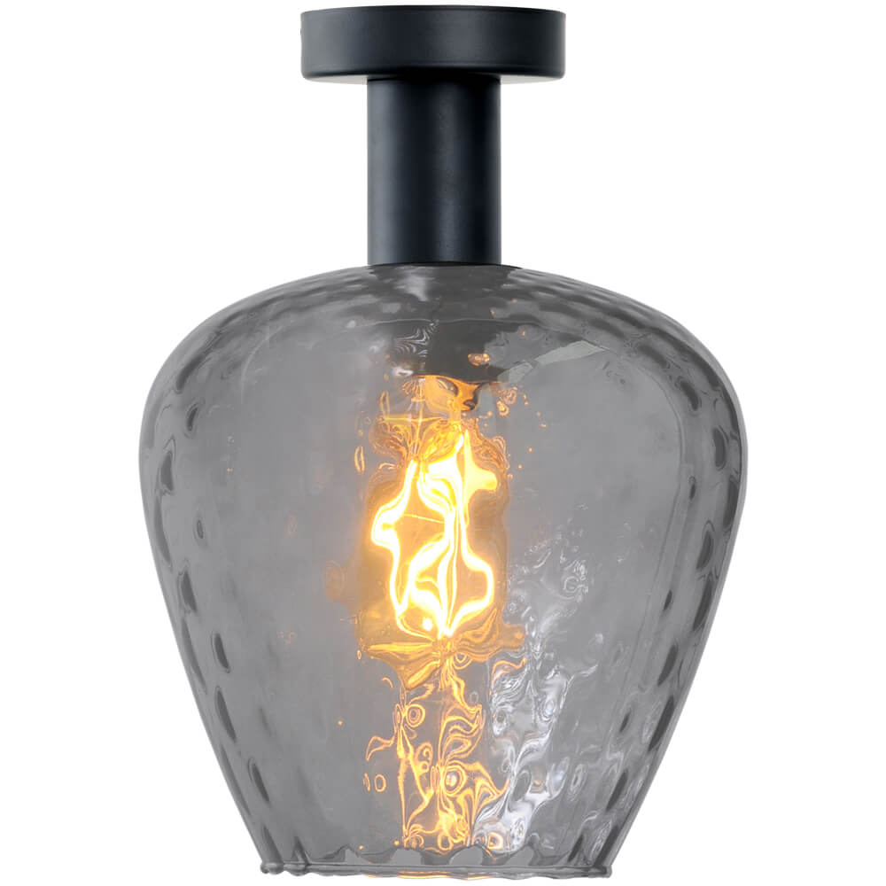 Masterlight Plafondlamp - Ø 21cm - Porto met Diamond smoke glas 5710-05-05-05-5