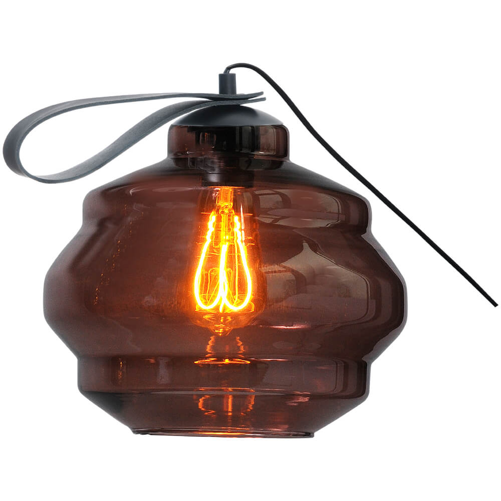 Masterlight Tafellamp Porto Carry met Ball red glas 4710-05-40-03-1