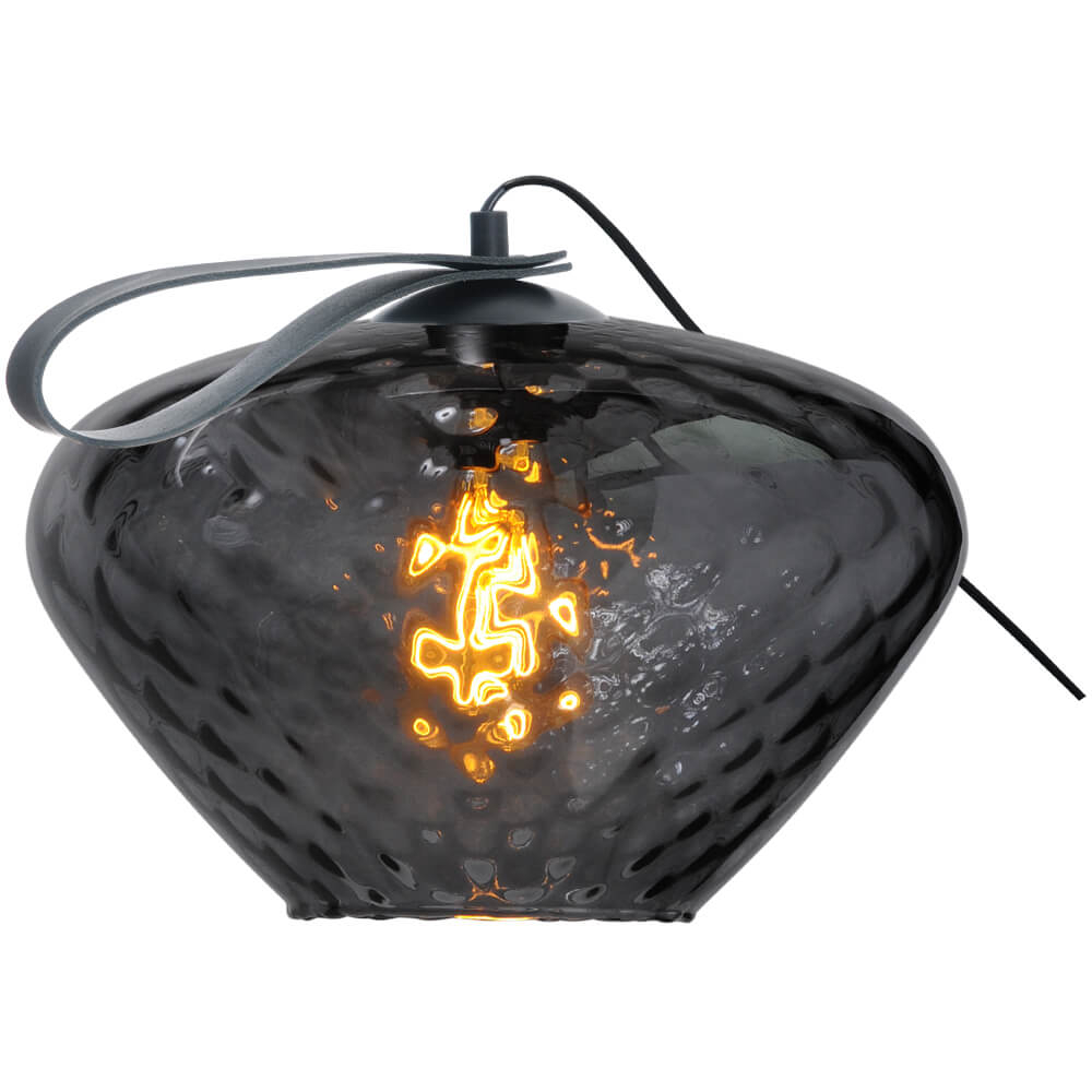Masterlight Tafellamp Porto Carry met Blossom smoke glas 4710-05-40-05-8