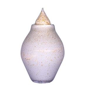 Urnwebshop Grote Glazen Urn Amfora Nevellicht (3.5 liter)