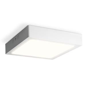 HOFTRONIC™ Plafondlamp Timmy - Vierkant - 18 Watt 1800 Lumen - Wit - 4000K neutraal wit - Plafonniere - 204mm - compact design