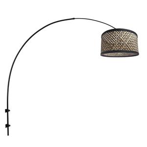 Steinhauer Wandlamp Sparkled light | 1 lichts |Ø 40 cm | zwart&naturel