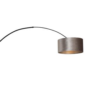 Steinhauer Wandlamp Sparkled light | 1-lichts | draai-&kantelbaar | E27 | 40x20 cm | mat zwart/zilver