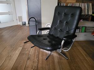 Whoppah Vintage draai fauteuil Chrome - Tweedehands