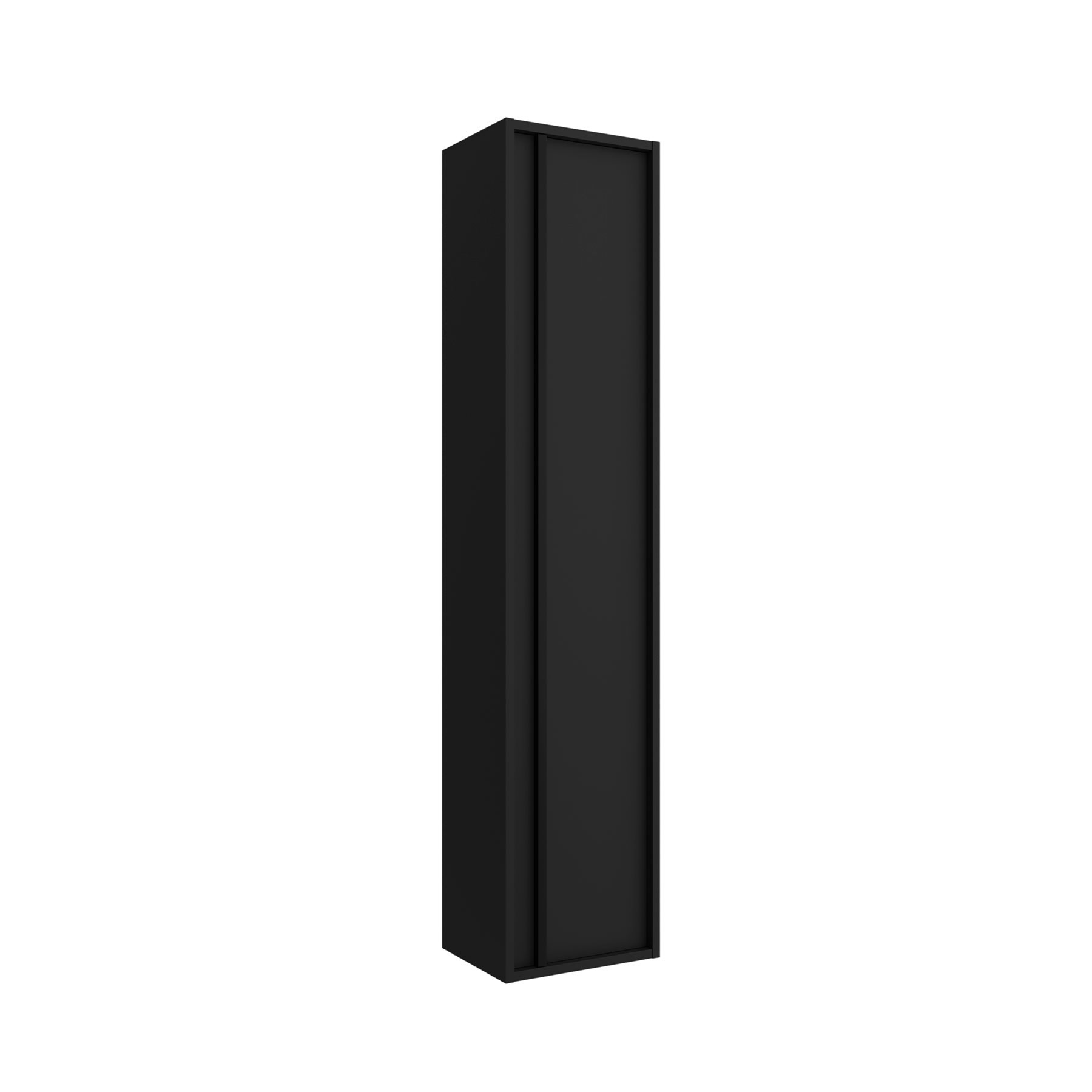 Muebles Resh kolomkast 140cm zwart mat