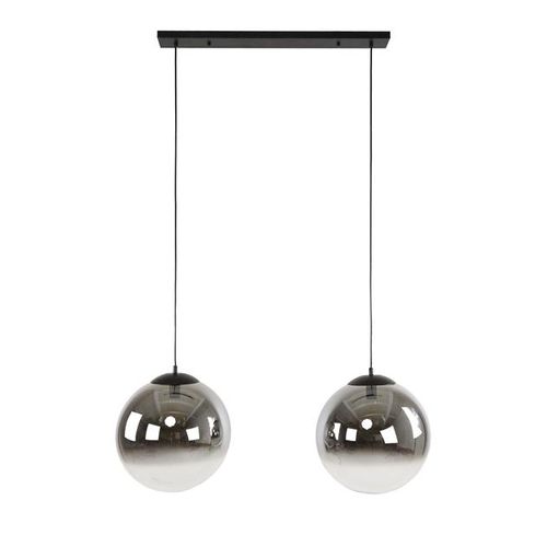 Hoyz Collection  Hanglamp 2l Bubble Shaded Xl - Artic Zwart