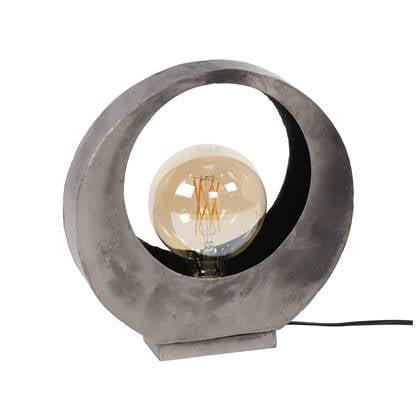 Hoyz Collection Hoyz - Tafellamp Full Moon - Industrieel - Grijs