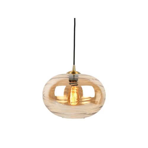 Leitmotiv  Hanglamp Glamour Sphere - Amberbruin