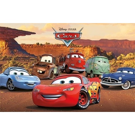 Disney Animatieposter  Cars 61 x 92 cm -