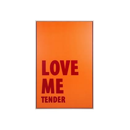 Present time  Wall Art Love Me Tender Large