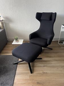 Vitra Grand Repos Metal/Textile - Tweedehands