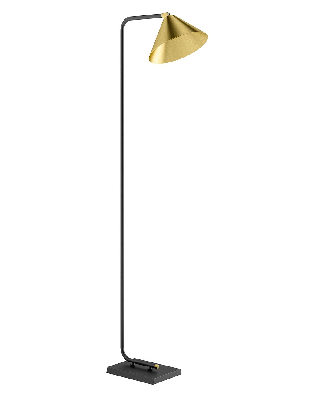 Artinox  Denver Vloerlamp zwart goud