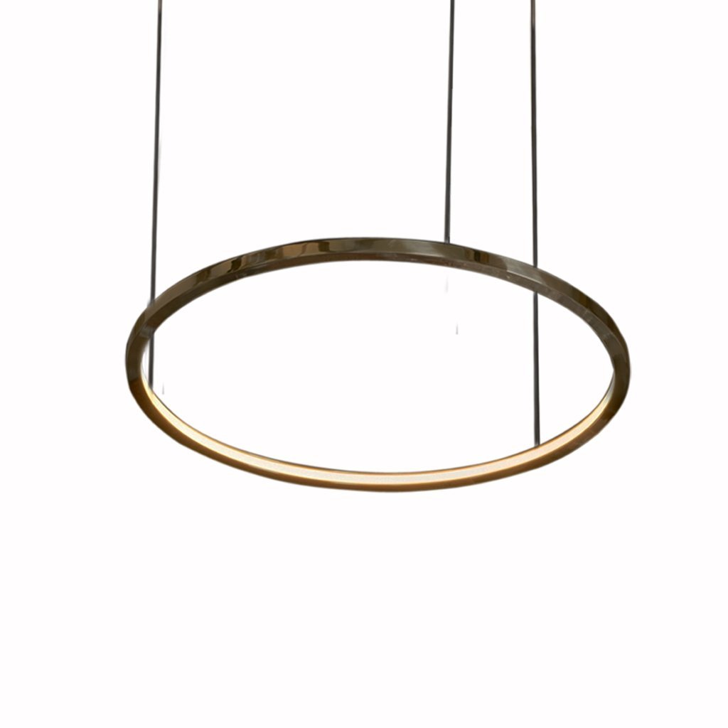 Jacco Maris  Brass-O hanglamp cirkel 100cm Hoog Glans