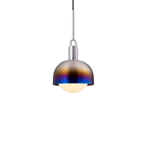 Buster and Punch  Forked Shade Globe Medium Hanglamp opaal
