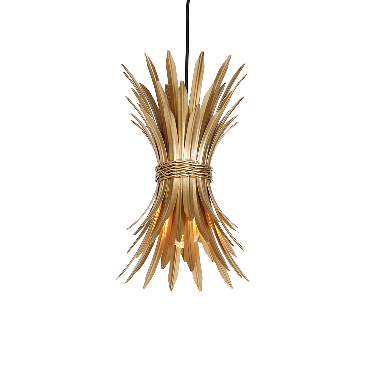 QAZQA Art Deco hanglamp goud - Wesley