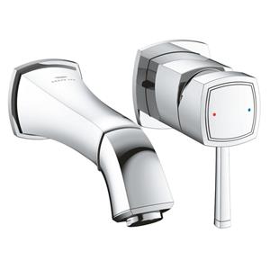 Grohe Grandera 2-gats wastafelmengkraan wand 177mm chroom 29416000