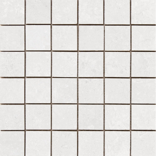 Cifre Ceramica MidTown wand- en vloertegel - 30x30cm - Betonlook - White mozaiek mat (wit) SW07312604