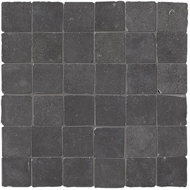 Fap Ceramiche Maku wand- en vloertegel - 30x30cm - Natuursteen look - Dark mat (grijs) SW0731202