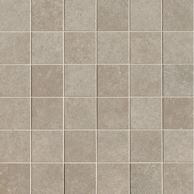 Fap Ceramiche Nobu wand- en vloertegel - 30x30cm - Natuursteen look - Grey mat (grijs) SW07314681-1
