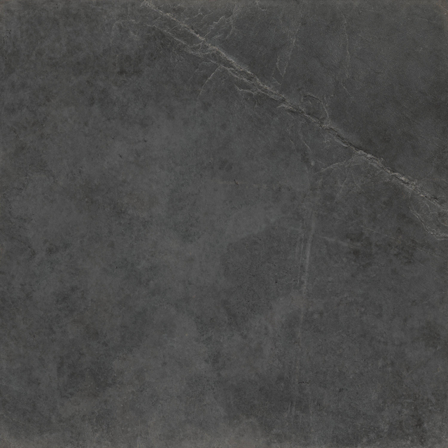 Cifre Ceramica Statale wand- en vloertegel - 60x60cm - gerectificeerd - Betonlook - Black mat (zwart) SW07314200-6