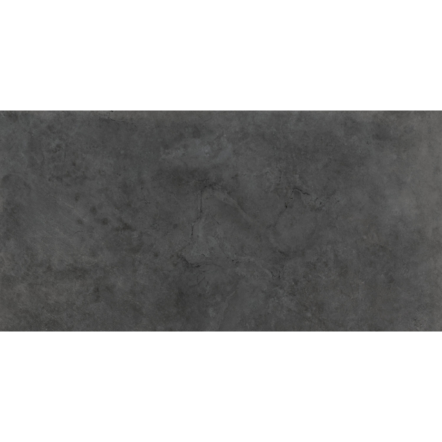 Cifre Ceramica Statale wand- en vloertegel - 30x60cm - gerectificeerd - Betonlook - Black mat (zwart) SW07312470-3