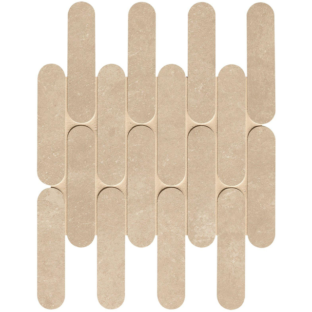 Fap Ceramiche Nobu wand- en vloertegel - 29x29.5cm - Natuursteen look - Beige mat (beige) SW07314682-3