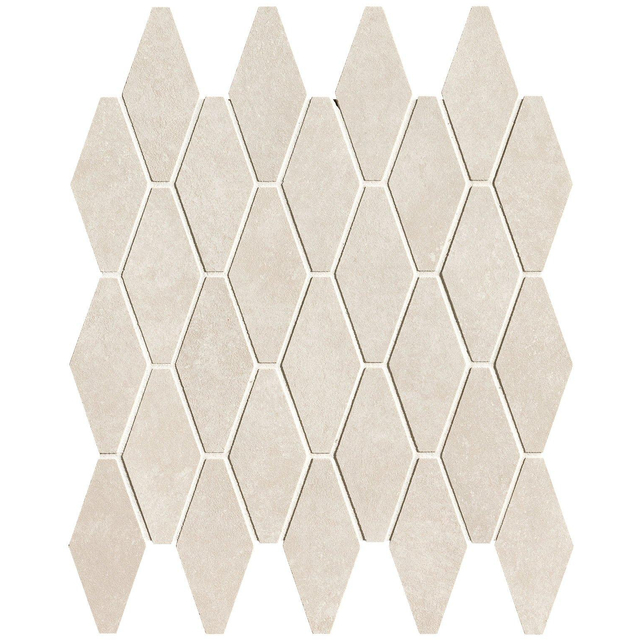 Fap Ceramiche Nobu wand- en vloertegel - 31x35.5cm - Natuursteen look - White mat (wit) SW07314684